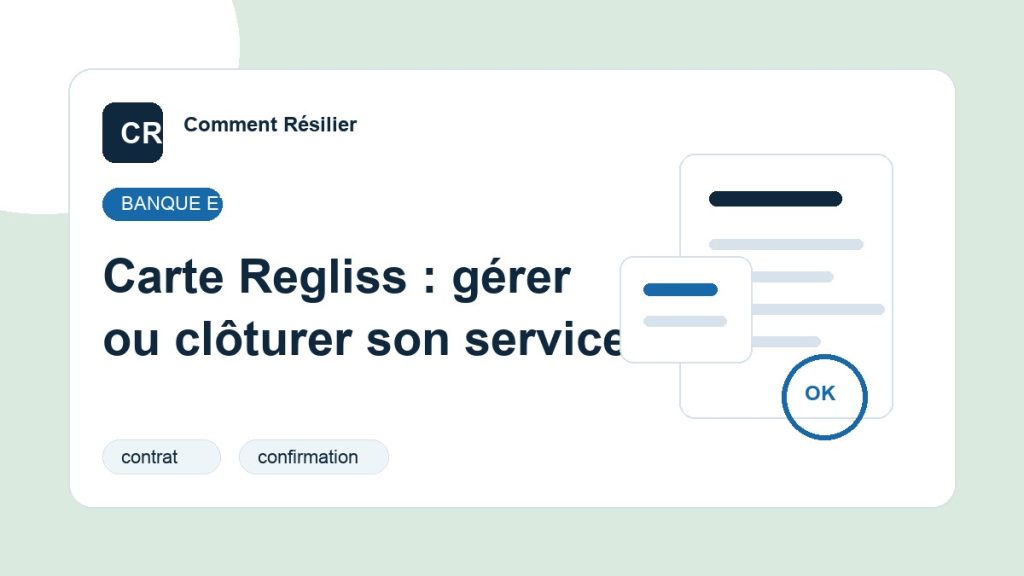 Illustration du guide : Carte Regliss : gérer ou clôturer son service