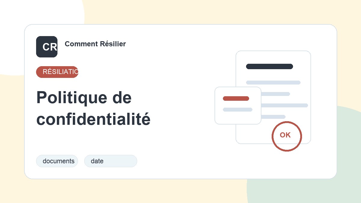 Illustration du guide : Politique de confidentialité